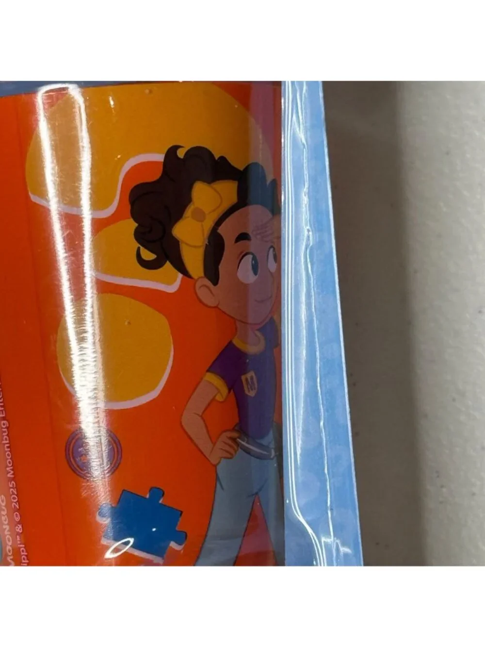 Blippi Kids Toothbrush Set Brush Buddies Soft Bristles Cup Cap New